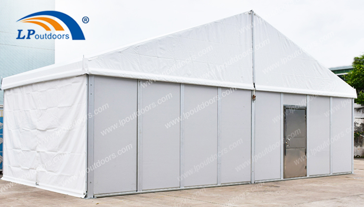 10m Middle Marquee Tent With Sandwich Wall & Stainless Door