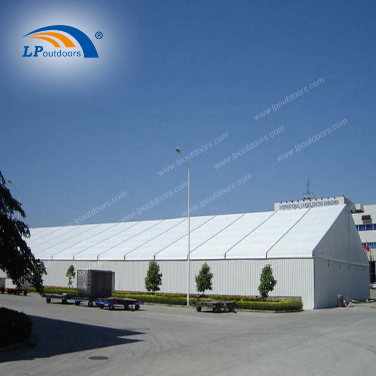 25m industrial movable fabric building for storage with sandwich walls