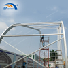 50m white aluminum curve marquee tent for electronic music concert