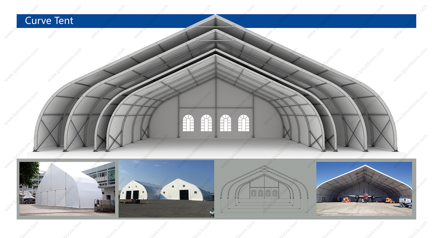 Arch curve tent series