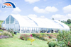 500 People Curved Transparent Roof Clear Span Curve Wedding Marquee Tents with Lining for Wedding 
