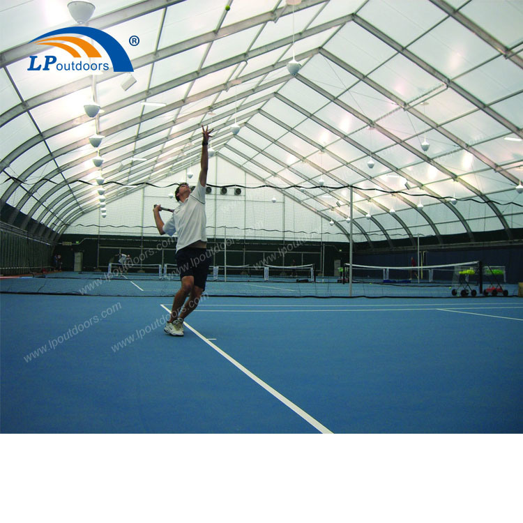 waterproof curved shape sports hall marquee tent for outdoors sport club