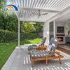 Motor Drive Garden Aluminum Pergola Blade Roof Patio for Residential Sector