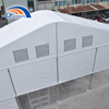 21m Clear Span Double Layer Design 8m Side Height Tent for Warehouse Storage And Large Scale Events with Exhaust Fan