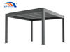 Bioclimatic Aluminum Pergola with Louvered Roof for Sale in America