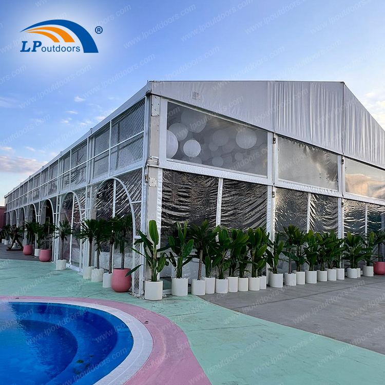 20x40m Clear Span Big Party Funtion Tent With 6m Side Height in Moldova