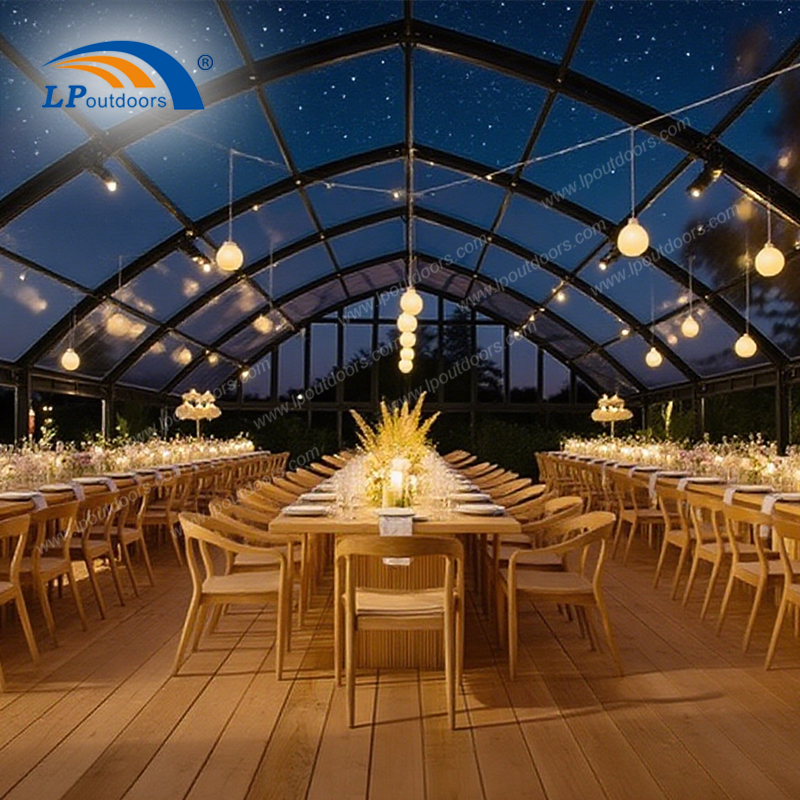 Luxury arch orangery Marquees – Retro Elegance Meets Modern Outdoor Event Space