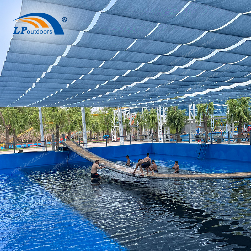 Premium Durable Retractable HDPE Pergola for Outdoor Playground Kid-garden Use