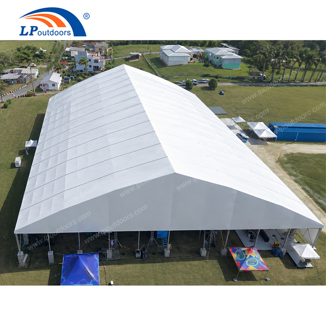 50m clear span modular aluminum structure for large outdoor event