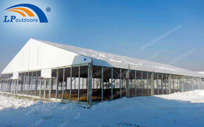 Two Cold Area Problems Can be Solved by LPoutdoors Snow and Wind-resistance Aluminum Construction Tents