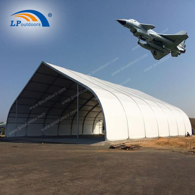 High Pressed Extruded Aluminum Frame Curve Tent As Outdoors Parking Apron