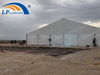 40m outdoor temporary fabric storage shelter with ABS walls