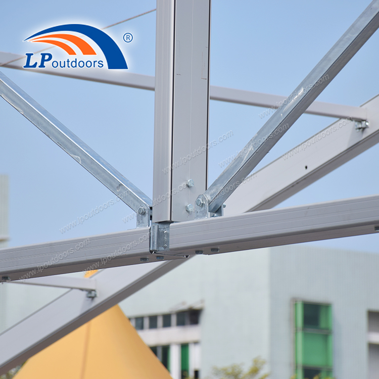18m Temporary Structure Tent with 12m Barrier-off Entrance As Storage Warehouse for Sale
