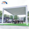 Customized Smart Aluminium Pavilion Pergola Waterproof Sunshade Metal Garden Pergola