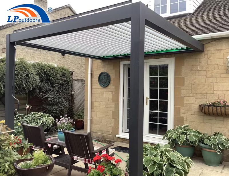 Outdoor Modern Aluminium Pergola Bioclimatica 3X3m 3x4m 3x5m 4x4m 5x3m 6x4m Pergola