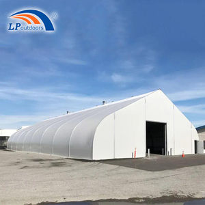 Outdoor Aluminum Curved Structure White PVC Fabric Structure Trade Show Tent For Commercial Event