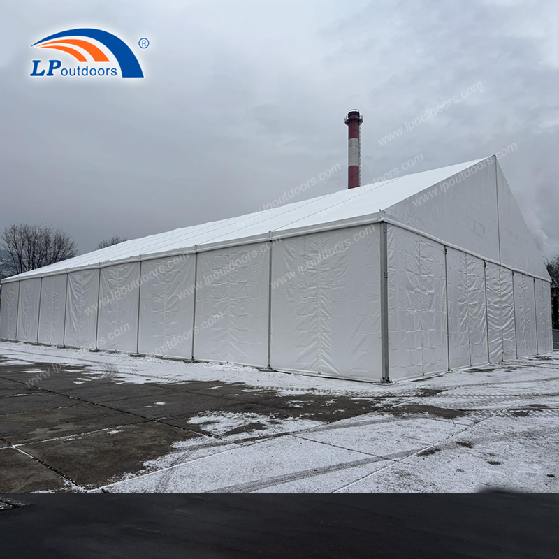 big warehouse tent